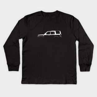 Land Rover Discovery (2004) Silhouette Kids Long Sleeve T-Shirt